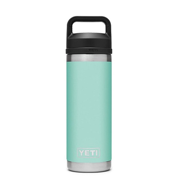 Yeti Other - YETI NWOT Rambler 18 oz. Bottle with Chug Cap, Seafoam Green with CC Monogram
